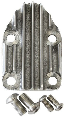 OBRIEN Suit SB Chev Polished Finned Aluminium Fuel Pump Block Off OTBOSB Autofit