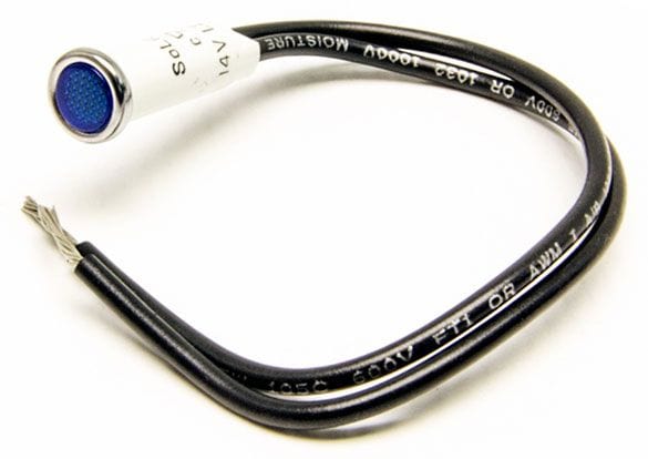 PAINLESS 5/16" Indicator Dash Light, Blue PW80206 Autofit