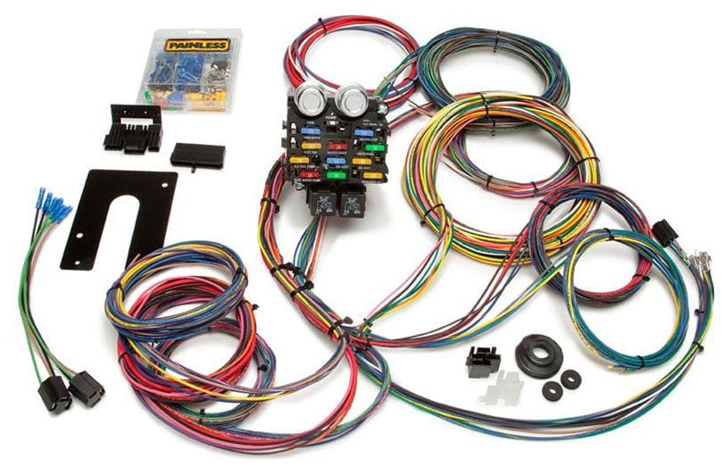 PAINLESS GM Keyed Column 21 Circuit Universal Pro Street Harness Kit PW50002 Autofit