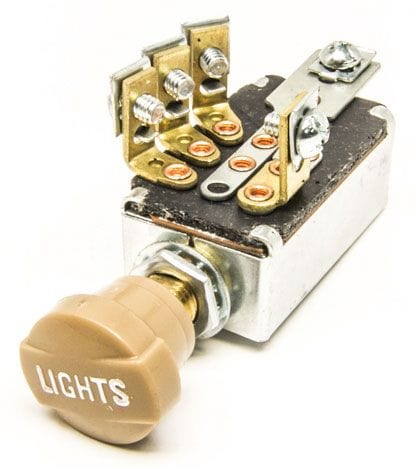 PAINLESS Universal Headlight Switch with Plastic Knob PW80154 Autofit