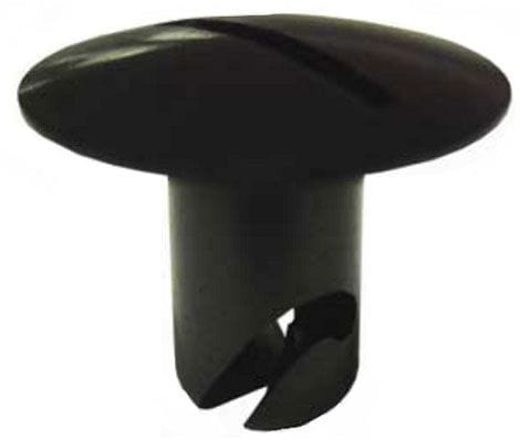 PANELFAST Black Aluminium Big Oval Head Fastener, 7/16" x .500 Grip (Each) Dzus Fastener PANBIGABK6500 Autofit