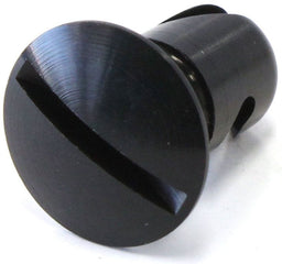 PANELFAST Black Aluminium Under Cut Oval Head Fastener, 7/16" x .500 Grip (Each) Dzus Fastener PANUABK6500 Autofit