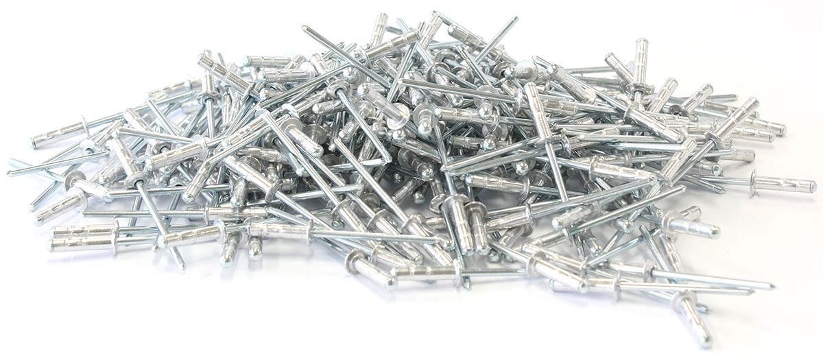 PANELFAST Mill 1/8" x 3/8" Grip x 3/8"(Box Of 250) Aluminium Rivets PANBSC90035M Autofit