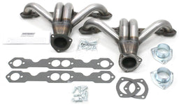 PATRIOT Suit SB Chev 1-5/8" Primary Pipe With 2-1/2" Collector, Round Port Raw Finish Tight Tuck Headers PATH8027 Autofit