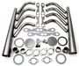PATRIOT Suit SB Chev 1-5/8" Primary Pipe With 4" Collector, Oval Port Lakester Weld-Up Header Kit PATH8002 Autofit