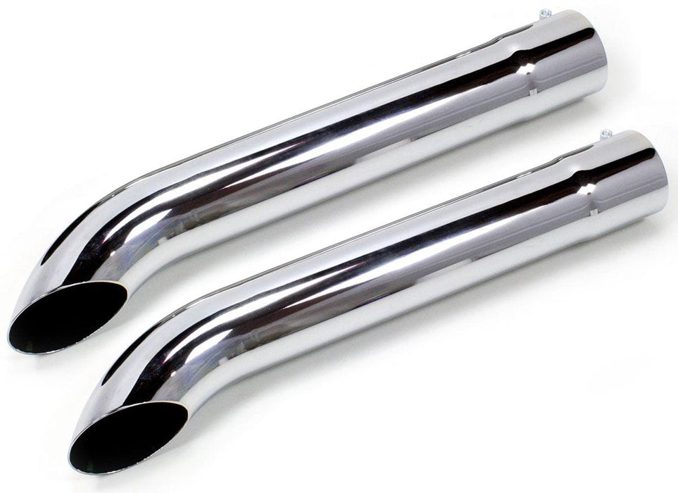 PATRIOT With Mufflers, 3-1/2" I.D x 26" Length Chrome Side Tube Turnouts PATH3822 Autofit