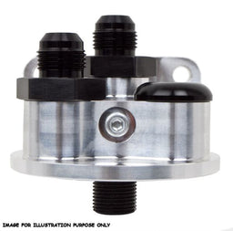 Peterson Fluid Systems Suit Chev 13/16" Filter With -12 AN Male Fittings Billet Remote Filter Firewall Mount PFS09-1302 Autofit