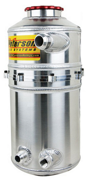 PFS 1.5 Gal (5.70 L) 16" H X 7" O.D, Single Return, (2) -12 AN Male Breat Drag Dry Sump Oil Tank PFS08-0783 Autofit