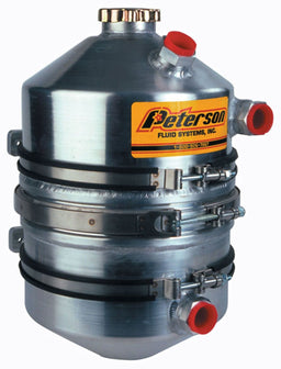 PFS 3 Gal (11.35 L), Single Scavenge Inlet, 16" H X 9" O.D Dry Sump Oil Tank PFS08-0009 Autofit