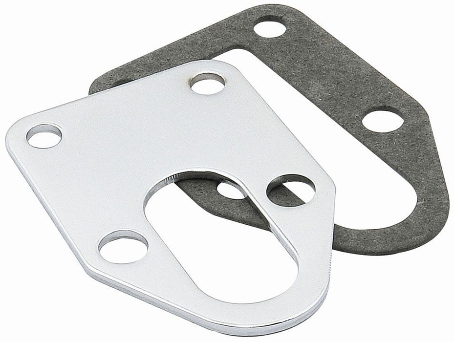 PIONEER Suit Small Block Chevy Fuel Pump Mount Plate - Chrome Finish PI839050 Autofit