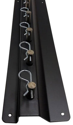 PITPAL 12 Unit Aluminium Shock Rack Black 33"W x 4.5"H x 2.75"D PIT-1037 Autofit