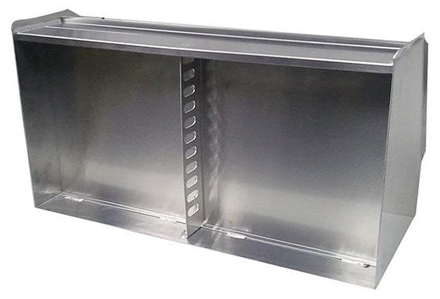 PITPAL 2 Bay Wall Mount Helmet Shelf with Hanger 28.5"W x 12"H x 15"D PIT-331 Autofit