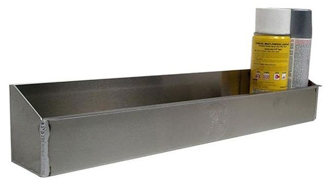 PITPAL 8 Aerosol Can Aluminium Shelf 21.5"L x 2.75"D PIT-100 Autofit