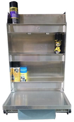 PITPAL Medium Trailer Cabinet with Fold Down Work Tray 18.75"W x 30"H x 5.5"D PIT-323 Autofit
