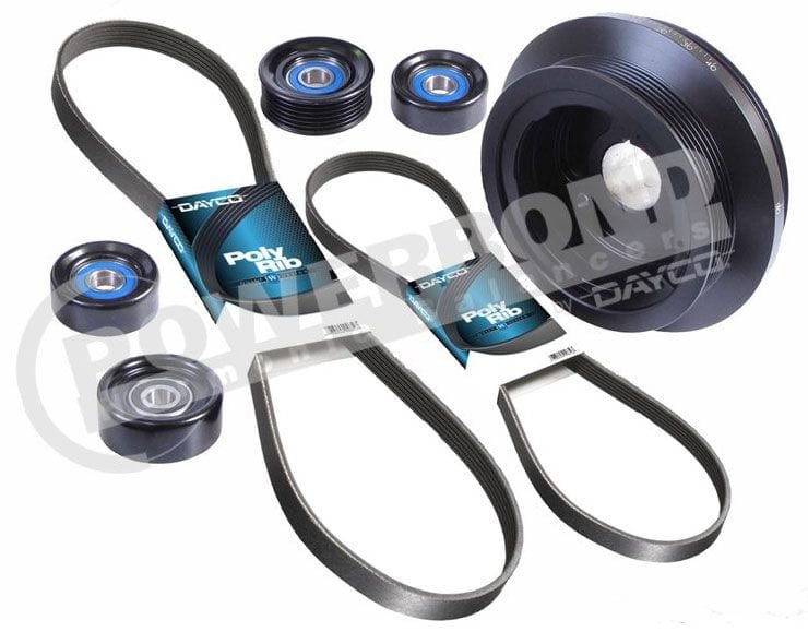 POWERBOND Suit Holden Commodore VE 6.0L LS2 V8 25% Underdrive Pulley Underdrive Kit PBK016 Autofit