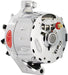 POWERMAST 100 AMP, 1 Wire, Internal Regulator, Single V Groove Pulley Chrome Ford Alternator PM8-37101 Autofit