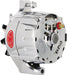 POWERMAST 100 AMP, 1 Wire, Internal Regulator, Single V Groove Pulley Chrome Ford Alternator PM8-37101 Autofit