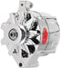 POWERMAST 100 AMP, 1 Wire, Internal Regulator, Single V Groove Pulley Chrome Ford Alternator PM8-37101 Autofit