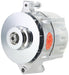 POWERMAST 100 Amps Ford Style With Single V-Pulley Baffle & Cone Polished Smooth Look Alternator PM8-67101-344 Autofit