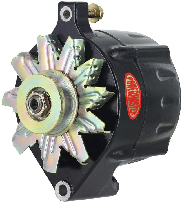 POWERMAST 100 Amps With Single Groove V Pulley Black Smooth Finish Ford Alternator PM8-57101 Autofit