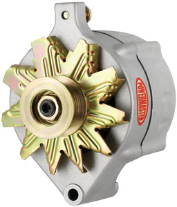 POWERMAST 140 AMP, 1 wire, Internal Regulator, Single V Groove Pulley Natural Finish Ford Alternator PM8-47141 Autofit