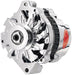 POWERMAST 140 AMP, 1 Wire, Single V-Belt Pulley Chrome GM/Chevy CS130 Style Alternator PM378021 Autofit