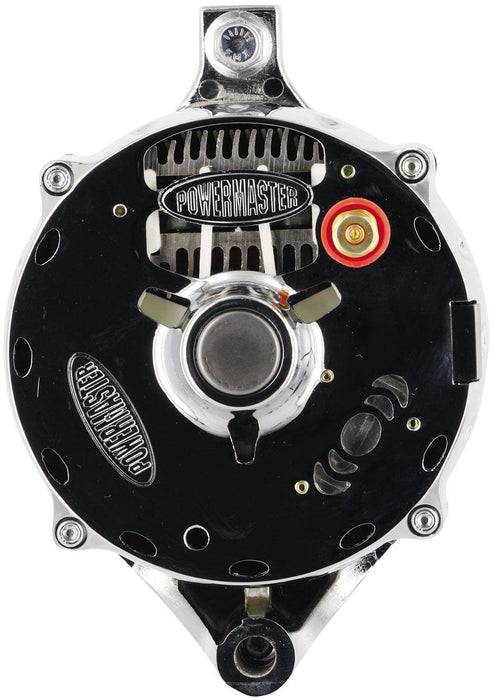 POWERMAST 150 AMP, 1 Wire, Internal Regulator, Single V Groove Pulley Chrome Smooth Ford Alternator PM8-37141 Autofit