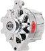 POWERMAST 150 AMP, 1 Wire, Internal Regulator, Single V Groove Pulley Chrome Smooth Ford Alternator PM8-37141 Autofit