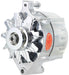 POWERMAST 150 AMP, 1 Wire, Internal Regulator, Single V Groove Pulley Polished Smooth Ford Alternator PM8-67141 Autofit