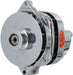 POWERMAST 200 AMP, Internal Reg, 6 Groove Serpentine Chrome GM/Chevy CS144 Style Alternator PM37805 Autofit