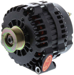 POWERMAST 215 Amps, 2 Pin VR With 6-Groove Serpentine Pulley Black GM Style AD Alternator PM58302 Autofit
