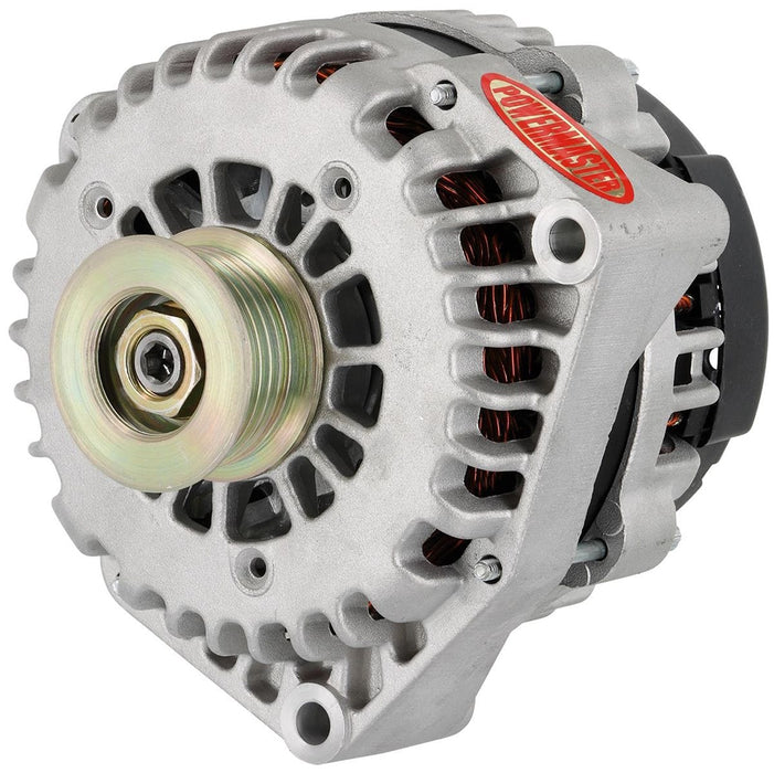 POWERMAST 215 Amps, 2 Pin VR With 6-Groove Serpentine Pulley Natural GM Style AD Alternator PM48302 Autofit