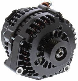 POWERMAST 215 Amps, 4 Pin VR With 6-Groove Serpentine Pulley Black GM Style AD Alternator PM58237 Autofit