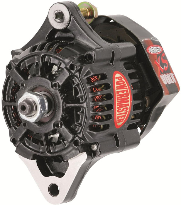 POWERMAST 55 AMP , 1 Wire, NO Pulley Black Denso XS Volt Racing Alternator PM8168 Autofit