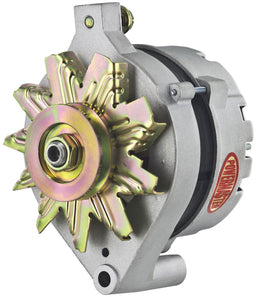 POWERMAST 65 AMP, External Regulator, Single V Pulley Natural Finish Ford Alternator PM7078 Autofit