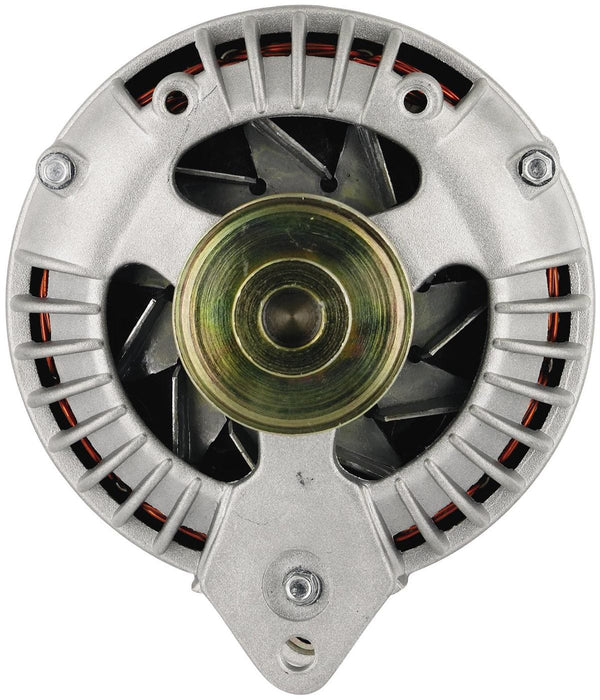 POWERMAST 75 AMP, Double Field, Single V Pulley Natural Finish Chrysler Alternator PM7018 Autofit