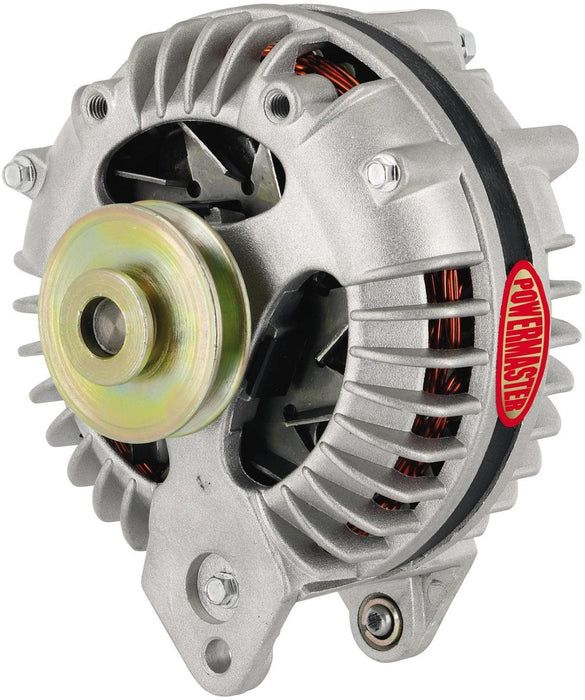 POWERMAST 75 AMP, Double Field, Single V Pulley Natural Finish Chrysler Alternator PM7018 Autofit