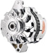 POWERMAST Chev, CS130 Style case, 105 Amps, Single groove pulley, Chrome Finish Powermaster Street Alternator PM178021 Autofit