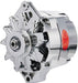 POWERMAST Chev Delco 12si case style, 100 Amps, Single groove pulley, Chrome Fi Powermaster Street Alternator PM17294 Autofit