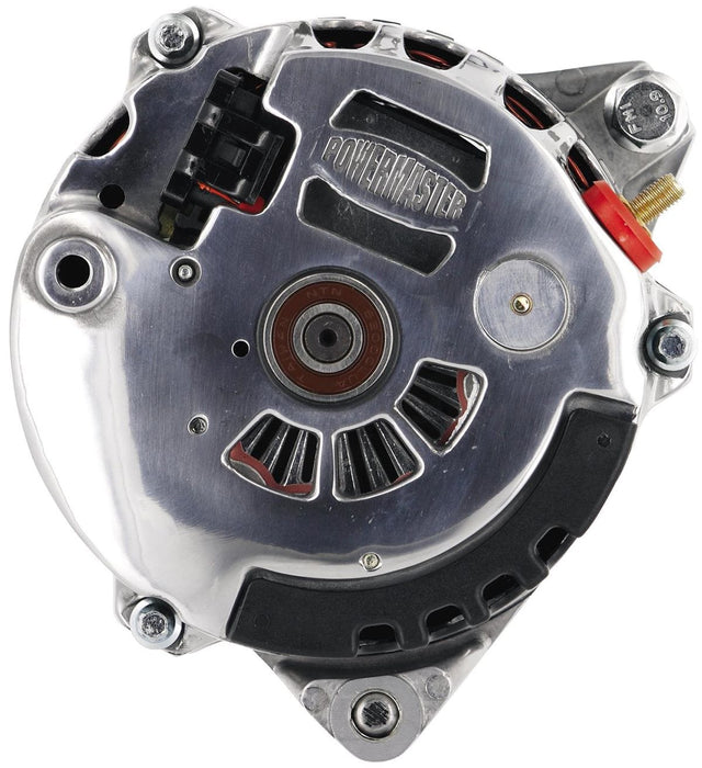 POWERMAST Chev Delco CS130 style, 105 Amps, Single Groove pulley, 1 wire, Polis Powermaster Street Alternator PM274611 Autofit