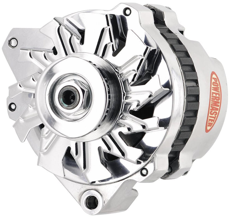 POWERMAST Chev Delco CS130 style, 105 Amps, Single Groove pulley, 1 wire, Polis Powermaster Street Alternator PM274611 Autofit