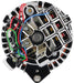 POWERMAST Chrysler, 95 Amps, 2 groove pulley, Single Wire, Chrome Finish Powermaster Street Alternator PM175091 Autofit