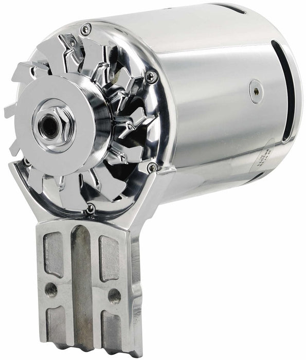 POWERMAST Ford Flathead 39-48, Polished, 75 Amps, One Wire Operation, Internal Powermaster PowerGen Alternator PM282011 Autofit