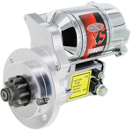 POWERMAST Ford Flatheads 1932 - 1952, 1.4kw Powermaster XS Torque Starter Motor - Chrome Finish PM19507 Autofit