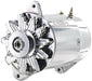 POWERMAST GM 55-63, Polished, 75 Amps, One Wire, Internal Regulator Powermaster PowerGen Alternator PM282111 Autofit