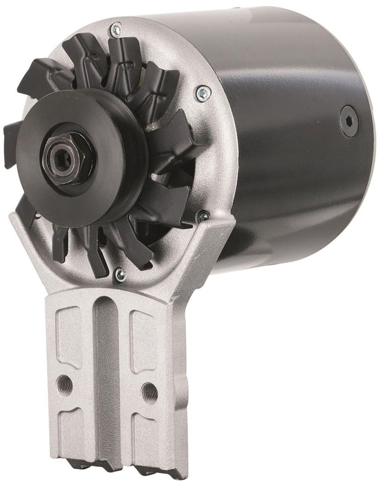 POWERMAST Suit Ford Flathead 1939-48, 75 AMP, Single V-Belt Pulley "Shorty" 1-1 Black PowerGEN Alternator PM82013 Autofit