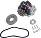 POWERMAST Suit SB Chev With Bodied Car, 100 AMP Denso Alternator Drag Racing Alternator Kit PM8-881 Autofit