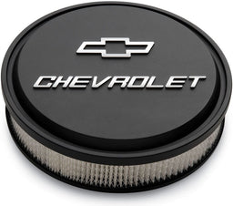 PROFORM 14" x 3" Suit 5-1/8" Neck Carburettors Chevrolet Black Slant Edge Air Cleaner Assembly PR141-830 Autofit