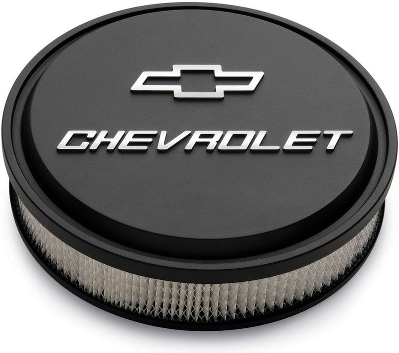 PROFORM 14" x 3" Suit 5-1/8" Neck Carburettors Chevrolet Black Slant Edge Air Cleaner Assembly PR141-830 Autofit