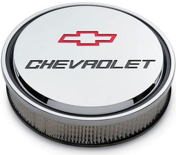 PROFORM 14" x 3" Suit 5-1/8" Neck Carburettors Chevrolet Chrome Slant Edge Air Cleaner Assembly PR141-835 Autofit